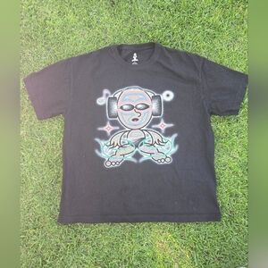 Babby Radio Black Short Sleeve Graphic Tee Size L